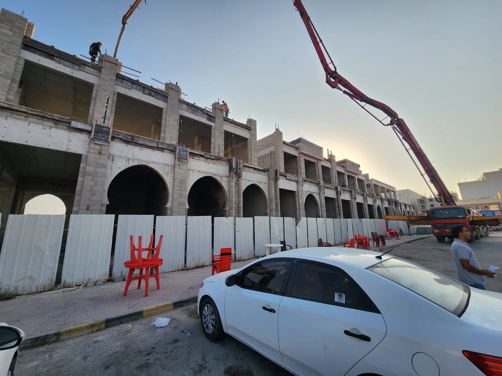 قبل البناء